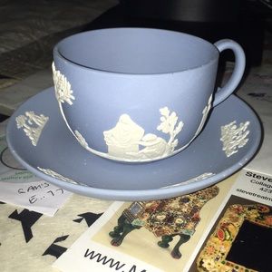 Wedge wood Jasperware cup & saucer